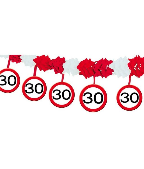 Slinger onderhanger verkeersbord 30