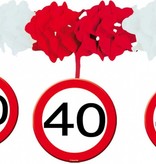 Slinger Onderhanger Verkeersbord 40