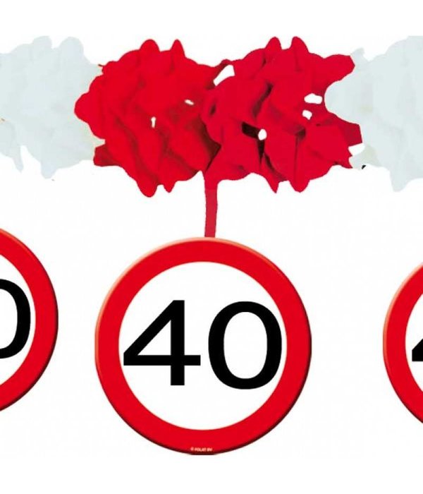 Slinger Onderhanger Verkeersbord 40