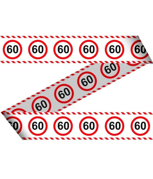 Afzetlint Verkeersbord 60