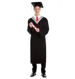 Klassieke Toga Zwart Man Graduated