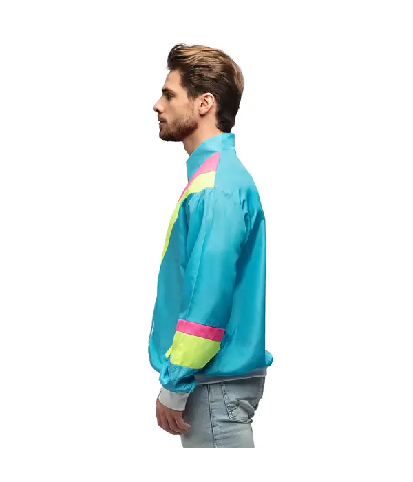 Trainingsjas 90's Retro Dude Blauw Renzo