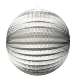 Bollampion Rond Metallic Zilver (25cm)