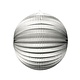 Bollampion Rond Metallic Zilver (25cm)