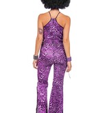 Catsuit Panter Paars Dames