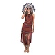 Indianen Jurk Franjes Festival Bruin Dames