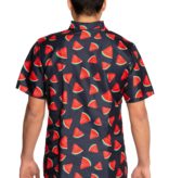 Tropische Blouse Meloenen Zwart