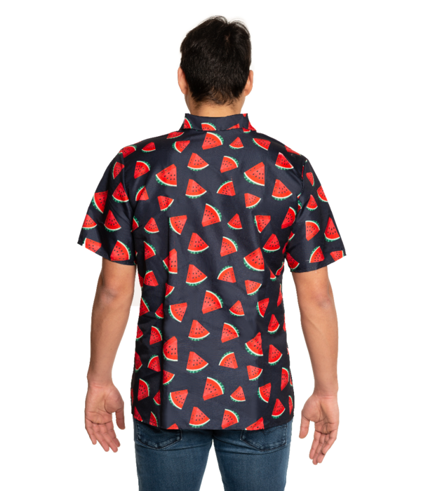 Tropische Blouse Meloenen Zwart