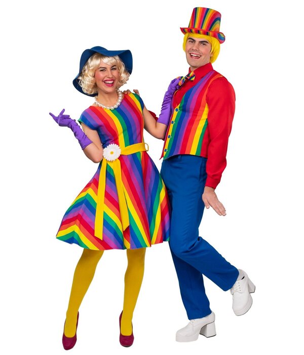 Jurk Regenboog  Roxy