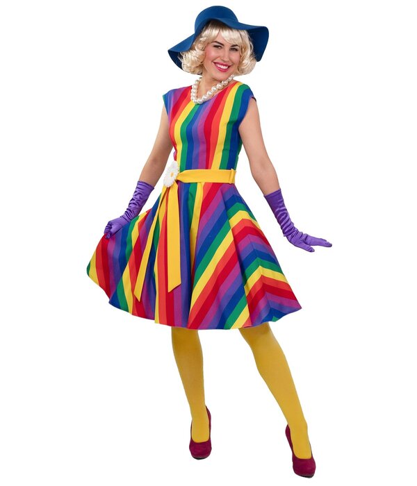 Jurk Regenboog  Roxy