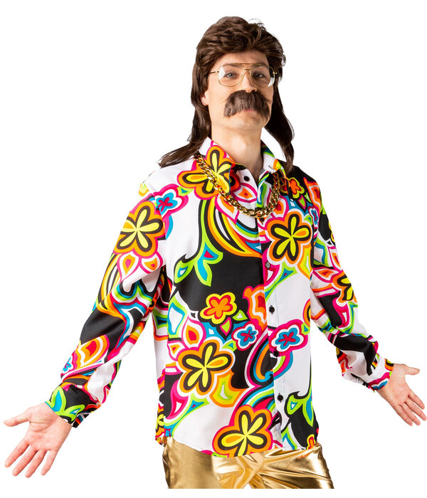 Party Blouse 70's Flower Power