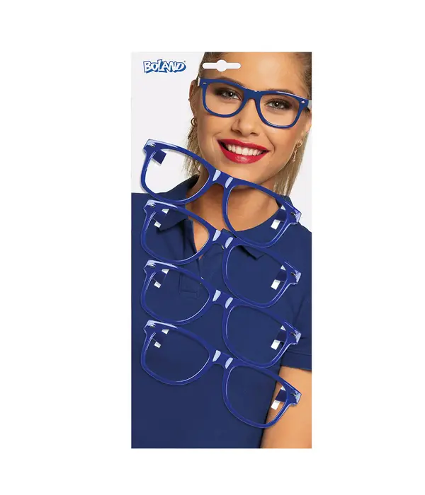 4 Partybrillen Les Bleus