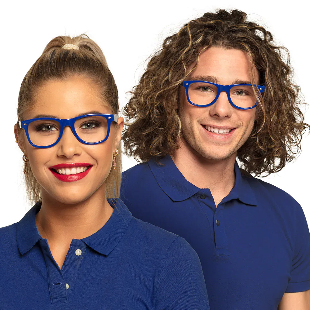 4 Partybrillen Les Bleus afbeelding