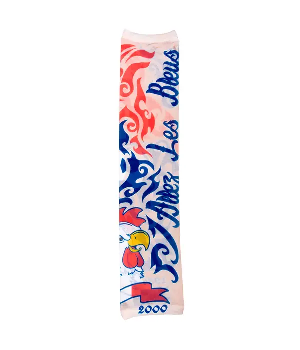 Tatoeage mouw 'Allez les Bleus'