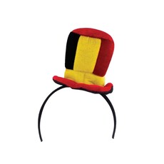 Mini hoedje Belgie op Diadeem