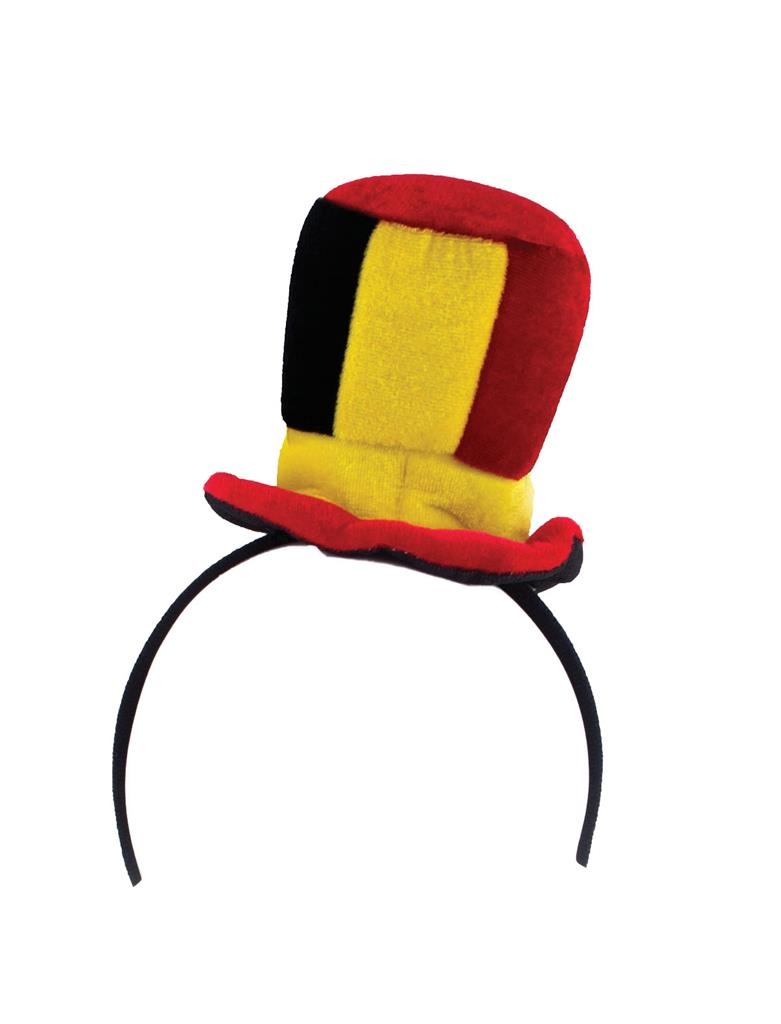 Mini hoedje Belgie op Diadeem afbeelding