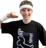 Set Zweetbandje/Polsbandje Wit