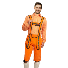 Lederhose Johann Oranje Lang