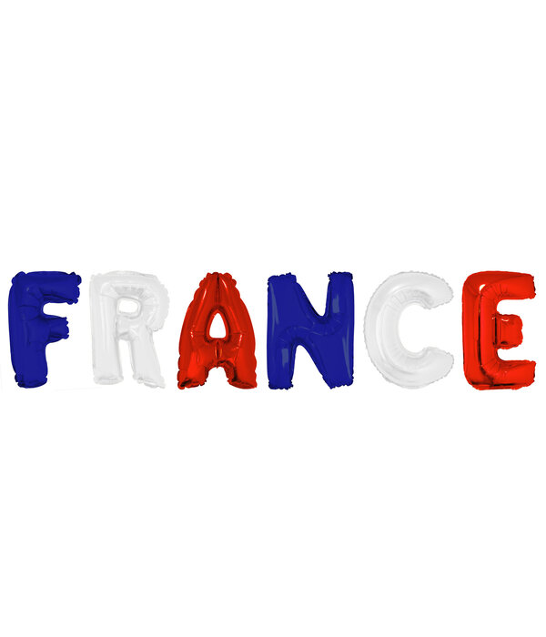 Folieballonnen Letter Set France