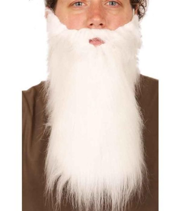 Baard lang wit