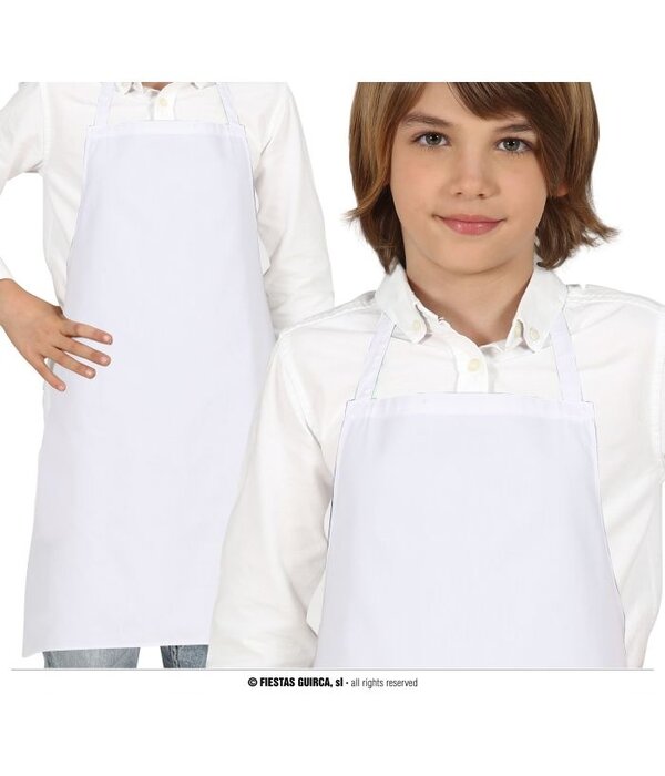 Koksschort Kind Wit