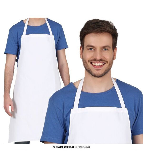 Koksschort Volwassenen Wit