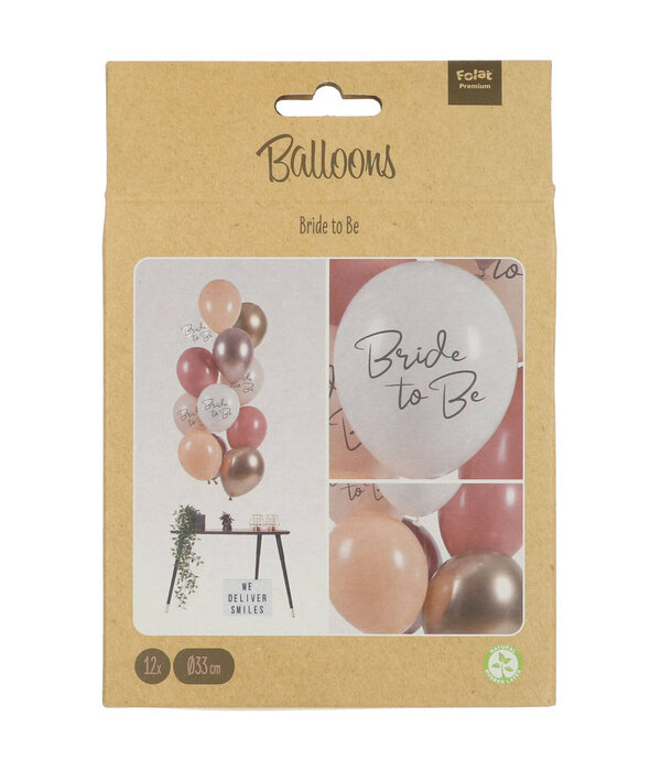 Bride To Be Ballonnenmix 12st (33cm)