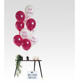 Ballonnenmix 40th Anniversary Ruby 12st (33cm)