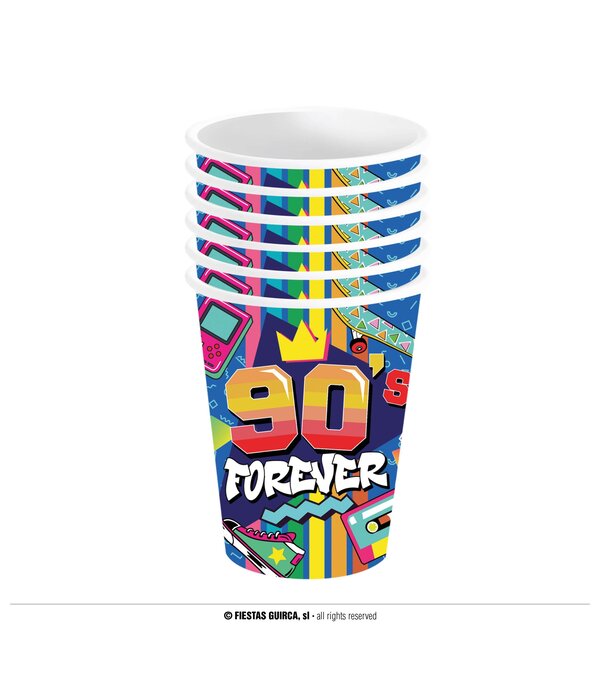 Forever 90's Bekertjes (6st)