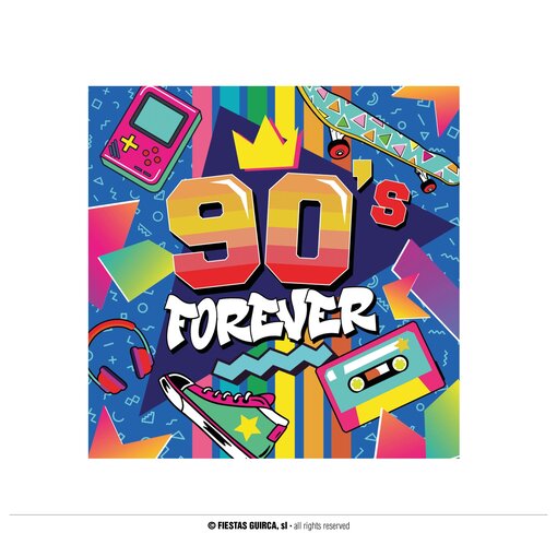 Forever 90's Servetten (20st)