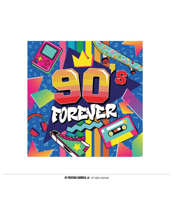 Forever 90's Servetten (20st)