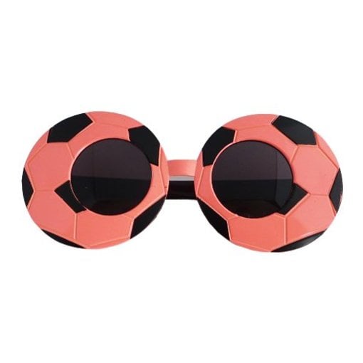 Funbril voetbal roze
