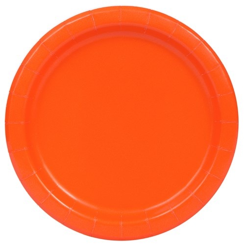 Bordjes Oranje 20 Stuks - 18 cm 