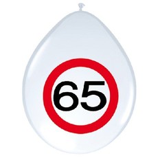 Ballonnen verkeersbord 65 (8 st)