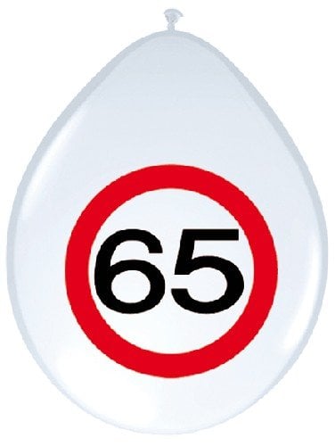 Ballonnen verkeersbord 65 (8 st)