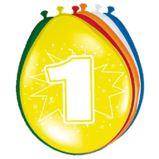 Ballonnen '1' (8 st)