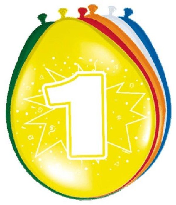 Ballonnen '1' (8 st)