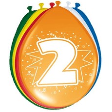 Ballonnen '2' (8 st)