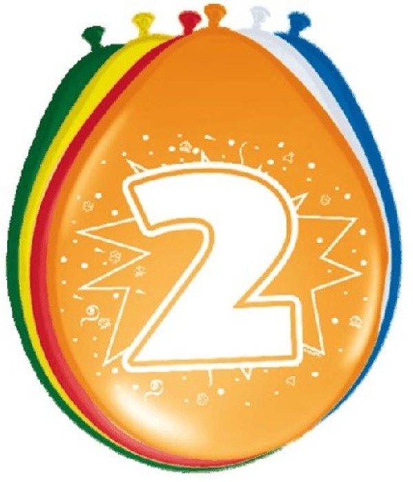 Ballonnen '2' (8 st)