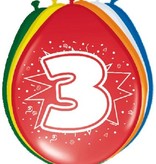 Ballonnen '3' (8 st)