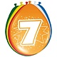Ballonnen '7' (8 st)