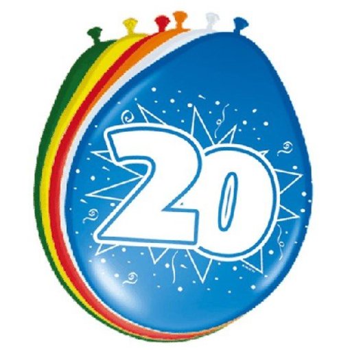 Ballonnnen '20' (8 st)