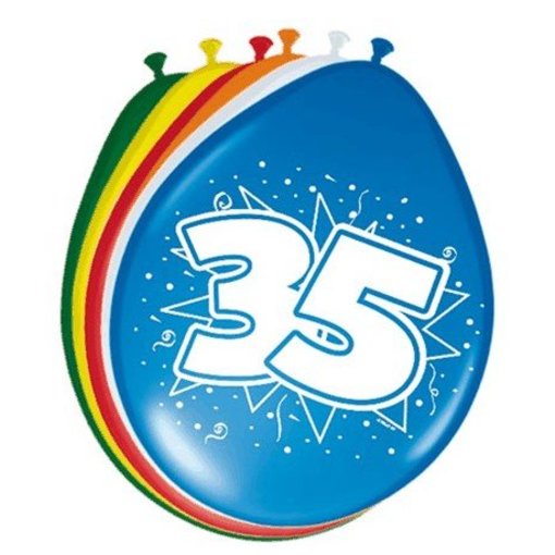 Ballonnen '35' (8 st)