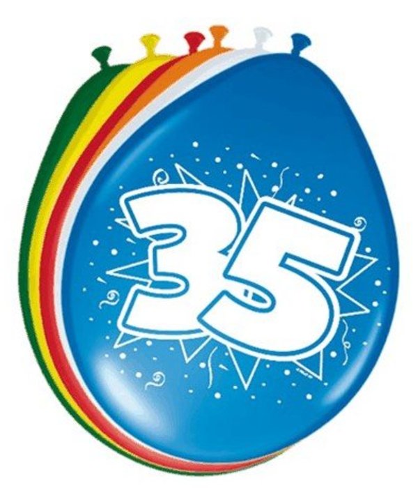 Ballonnen '35' (8 st)