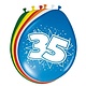 Ballonnen '35' (8 st)