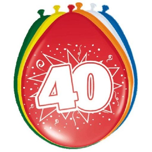 Ballonnen '40' (8 st)