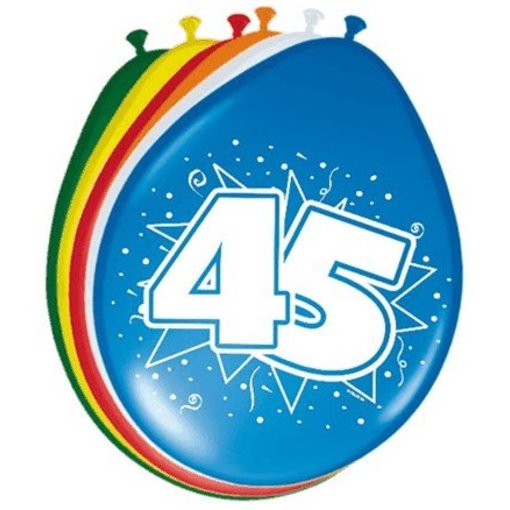 Ballonnen '45' (8 st)