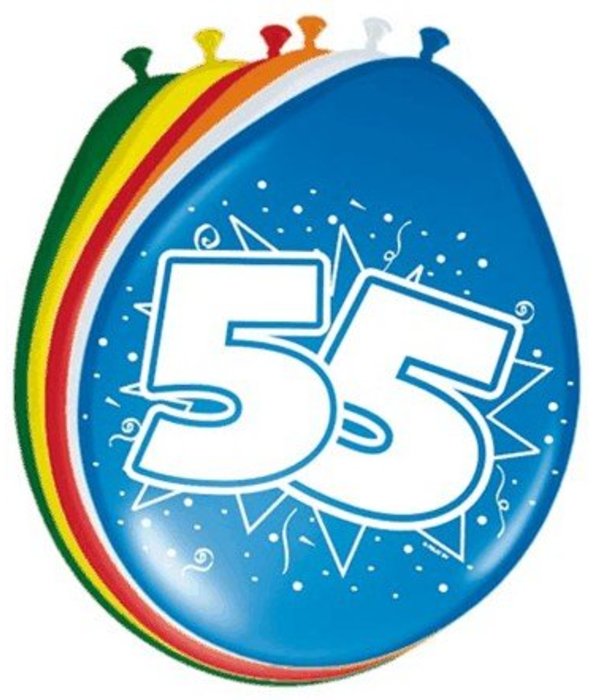Ballonnen '55' (8 st)