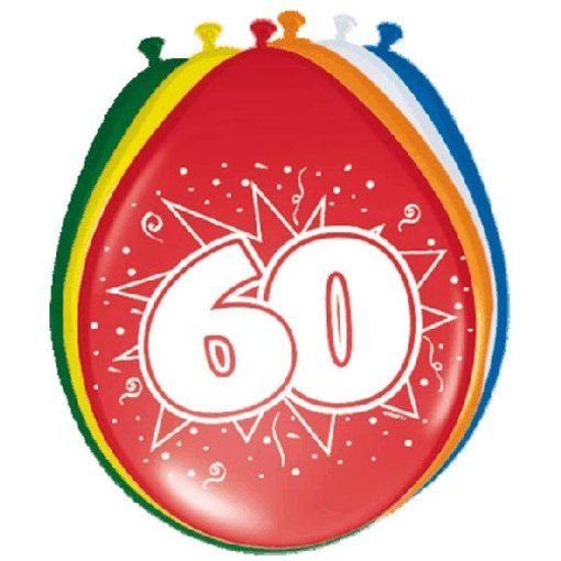 Ballonnen '60' (8 st)