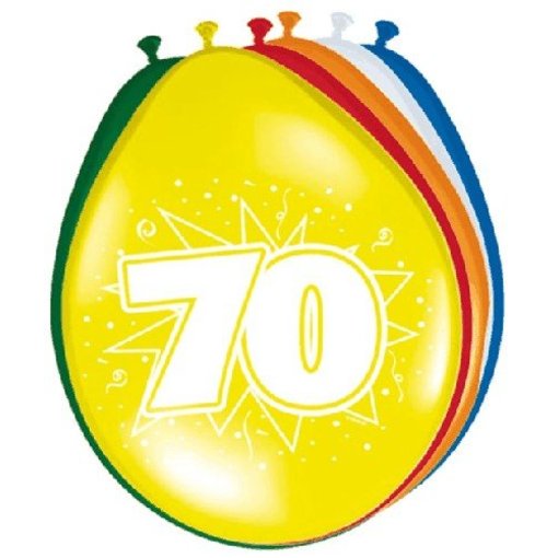 Ballonnen '70' (8 st)